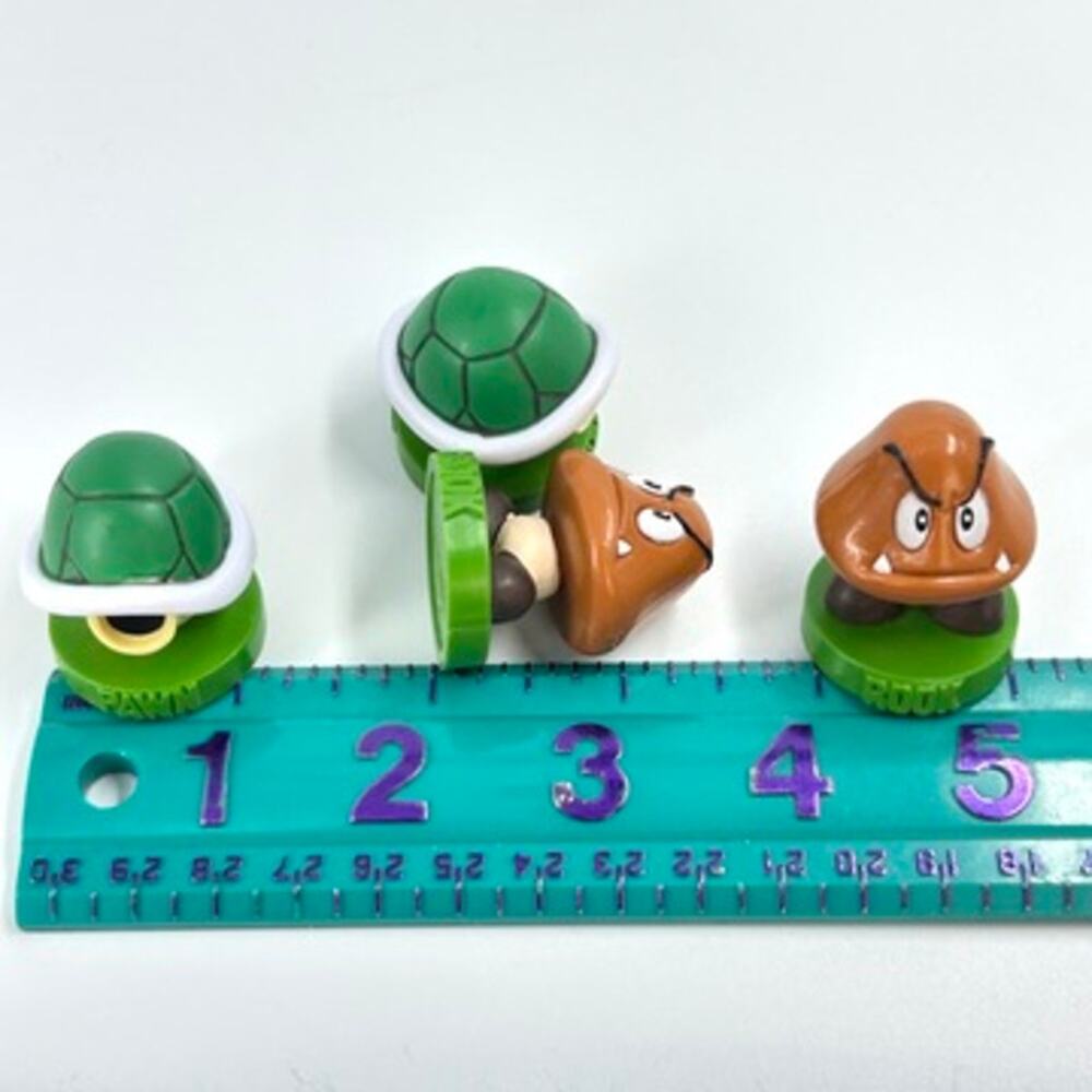 4pc Super Mario Chess Replacement Part 2 PAWN Koopa Shell 2 ROOK Goomba Nintendo - Picture 6 of 7